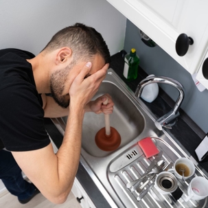 clogged drain